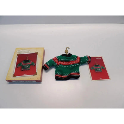 2004 Son Hallmark Ornament (Sweater) QXG5554