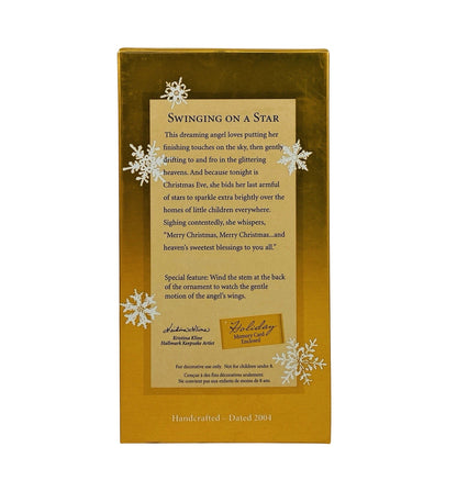 2004 Swinging on a Star Hallmark Ornament (Angel) QXC4005