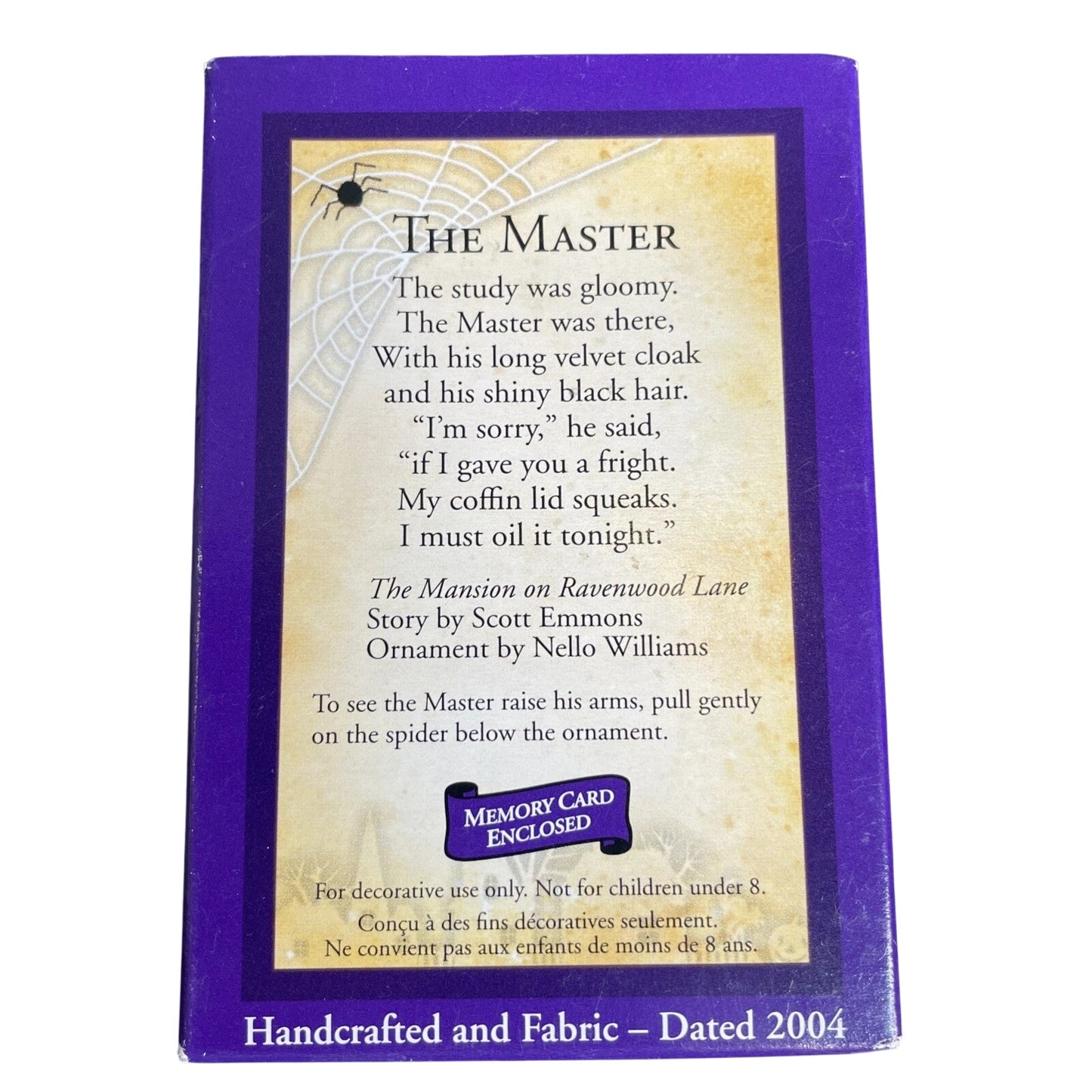 2004 The Master Hallmark Ornament (Halloween) QFO6031