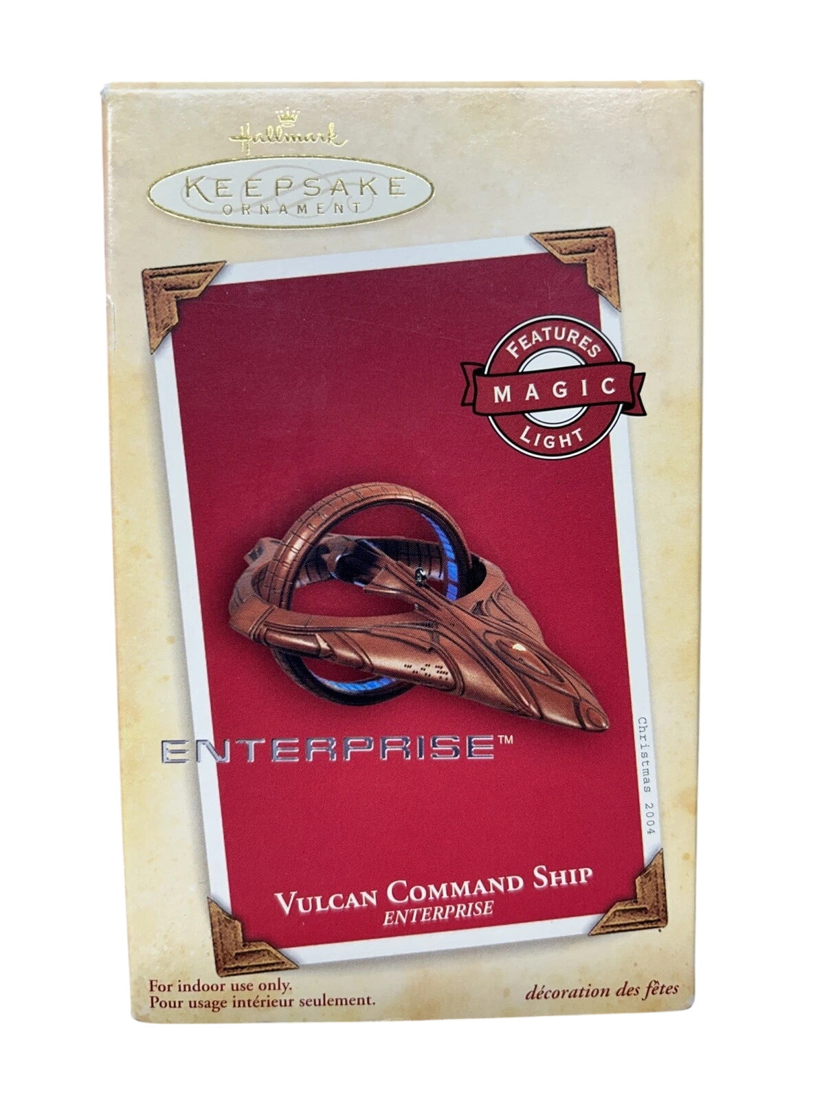 2004 Vulcan Command Ship Hallmark Ornament (Star Trek) QXI4083