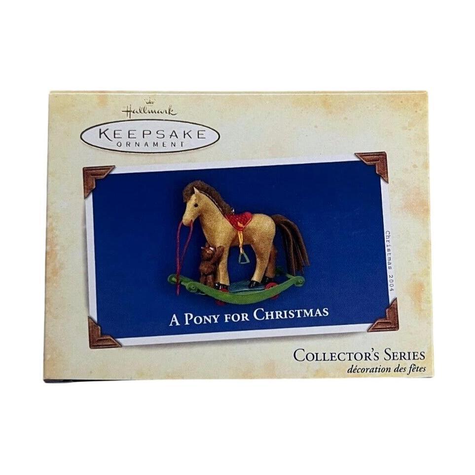 2004 A Pony for Christmas Hallmark Ornament (A Pony for Christmas) QX8221 Image2