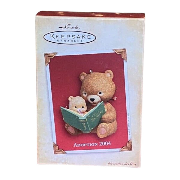 2004 Adoption -Teddy Bear Hallmark Ornament (Adoption) QXG5641
