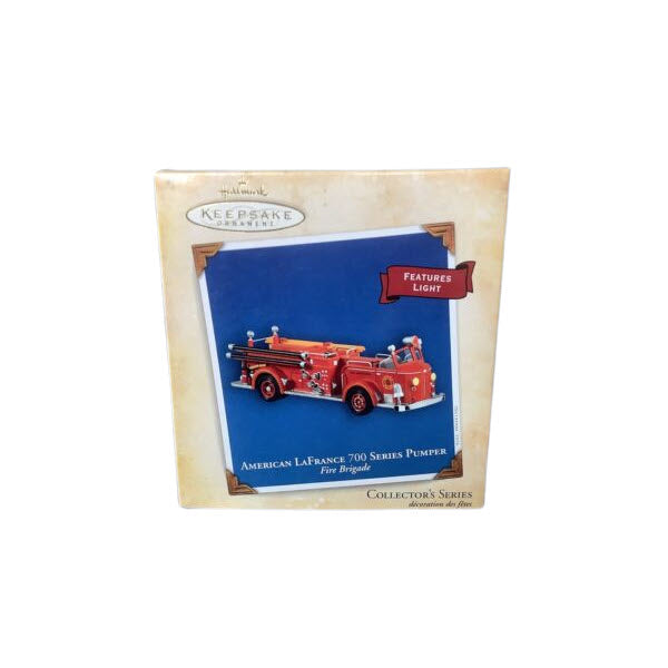 2004 American LaFrance 700 Series Pumper Hallmark Ornament (Fire Brigade) QXC8424