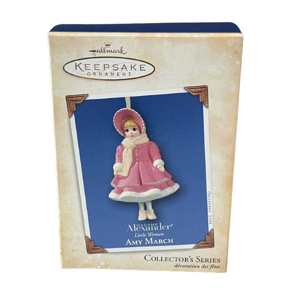 2004 Amy March Hallmark Ornament (Madame Alexander Little Women) QX8404