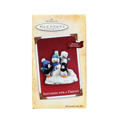 2004 Anything For a Friend Hallmark Ornament (Kris' Penguins) QXG5511