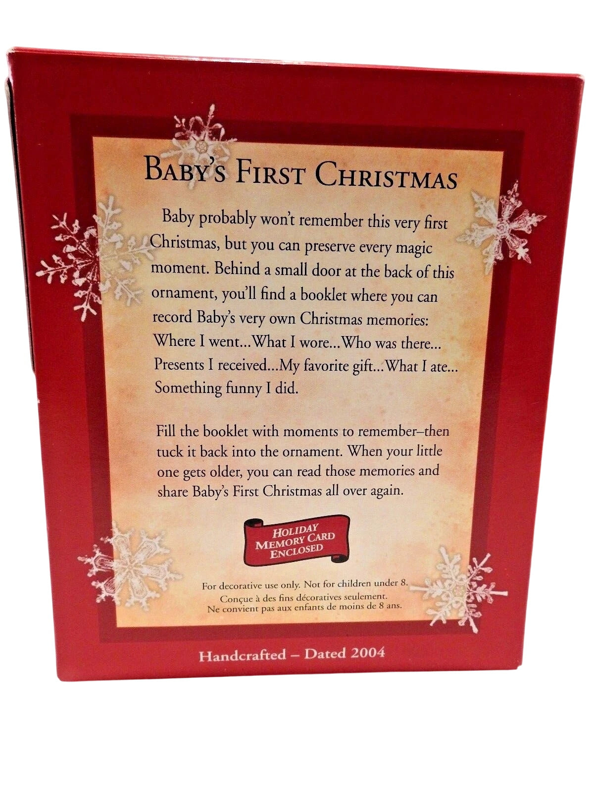 2004 Baby's First Christmas Hallmark Ornament (Baby's First Christmas) QXG5724