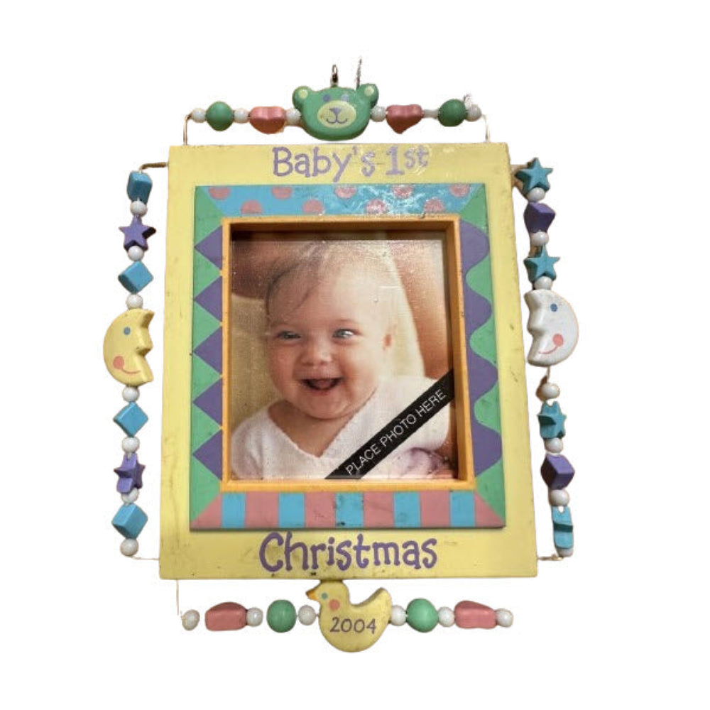2004 Baby's First Christmas Hallmark Ornament (Baby's First Christmas) QXG5724
