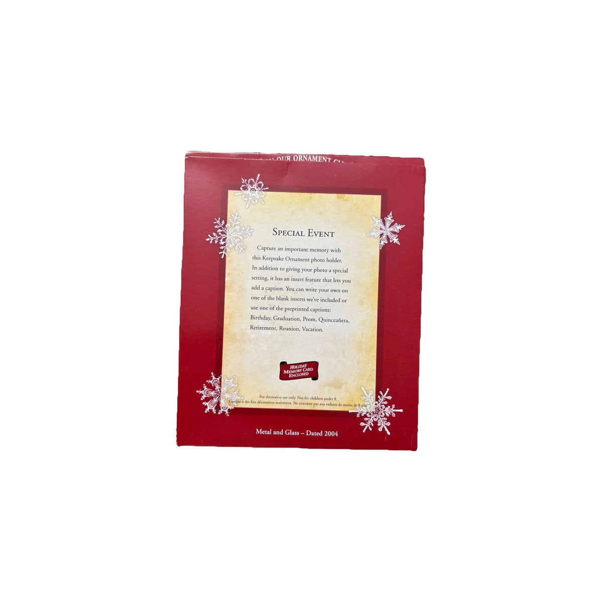 2004 Baby's First Christmas - Special Event Hallmark Ornament (Baby's First Christmas) QXG5614 Image6