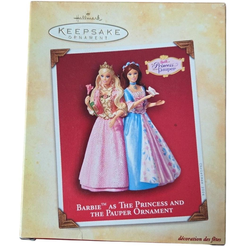 2004 Barbie as the Princess and the Pauper Hallmark Ornament (Barbie As) QXI8614