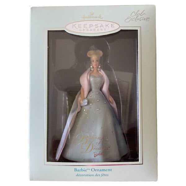 2004 Billions of Dreams Barbie Ornament Hallmark Ornament (Porcelain Barbie) QXC4009