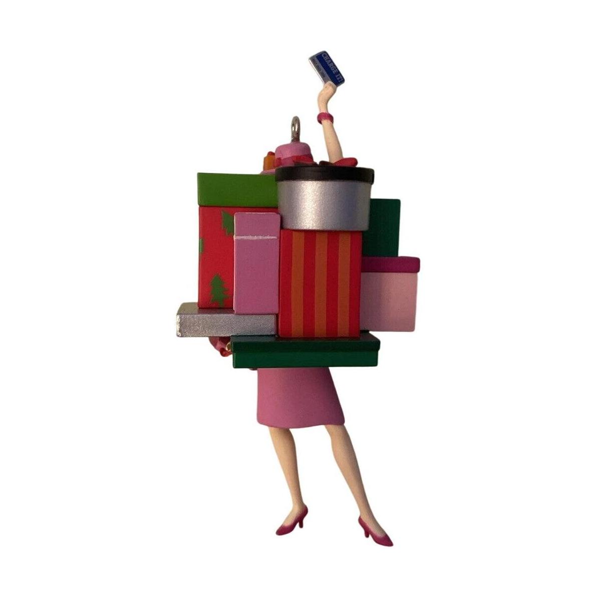 2004 Born to Shop! Hallmark Ornament (Shopping) QXG5414 Image1