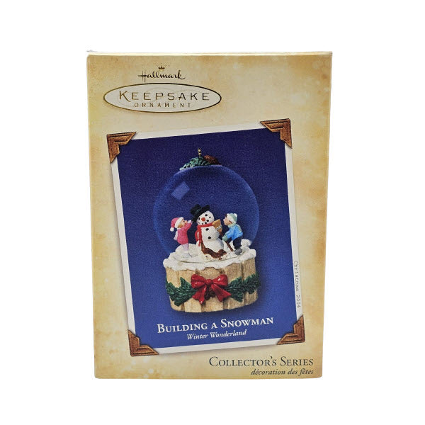 2004 Building a Snowman Hallmark Ornament (Winter Wonderland) QX8251
