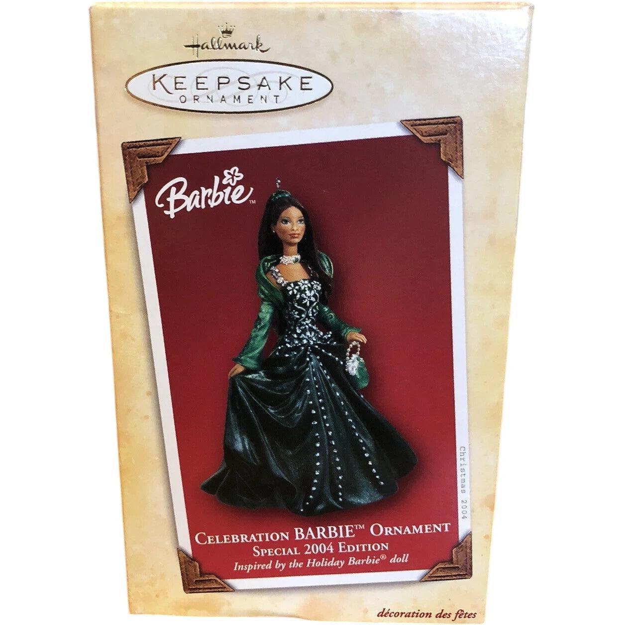 2004 Celebration BARBIE Special Holiday Edition Hallmark Ornament (Celebration Barbie) QXI8664