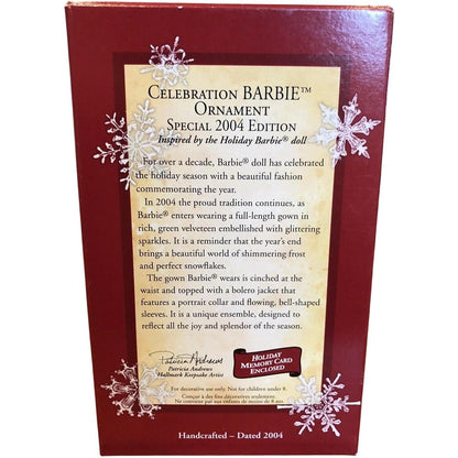 2004 Celebration BARBIE Special Holiday Edition Hallmark Ornament (Celebration Barbie) QXI8664