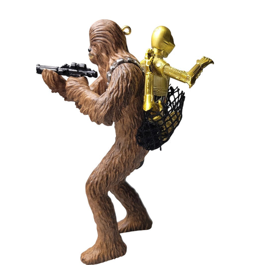 2004 Chewbacca and C‑3PO Hallmark Ornament (Star Wars) QX8431 Image1