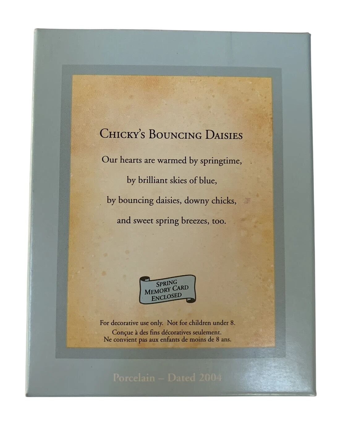 2004 Chicky's Bouncing Daisies Hallmark Ornament (Baby) QEO8384