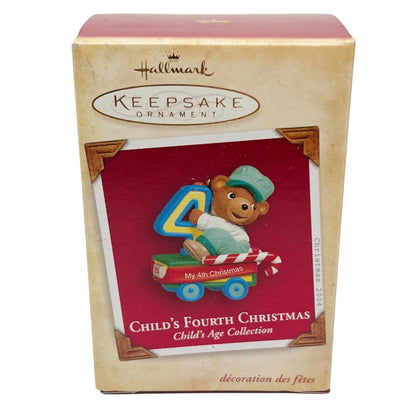 2004 Child's Fourth Christmas Hallmark Ornament (Child's Age Collection) QXG5771