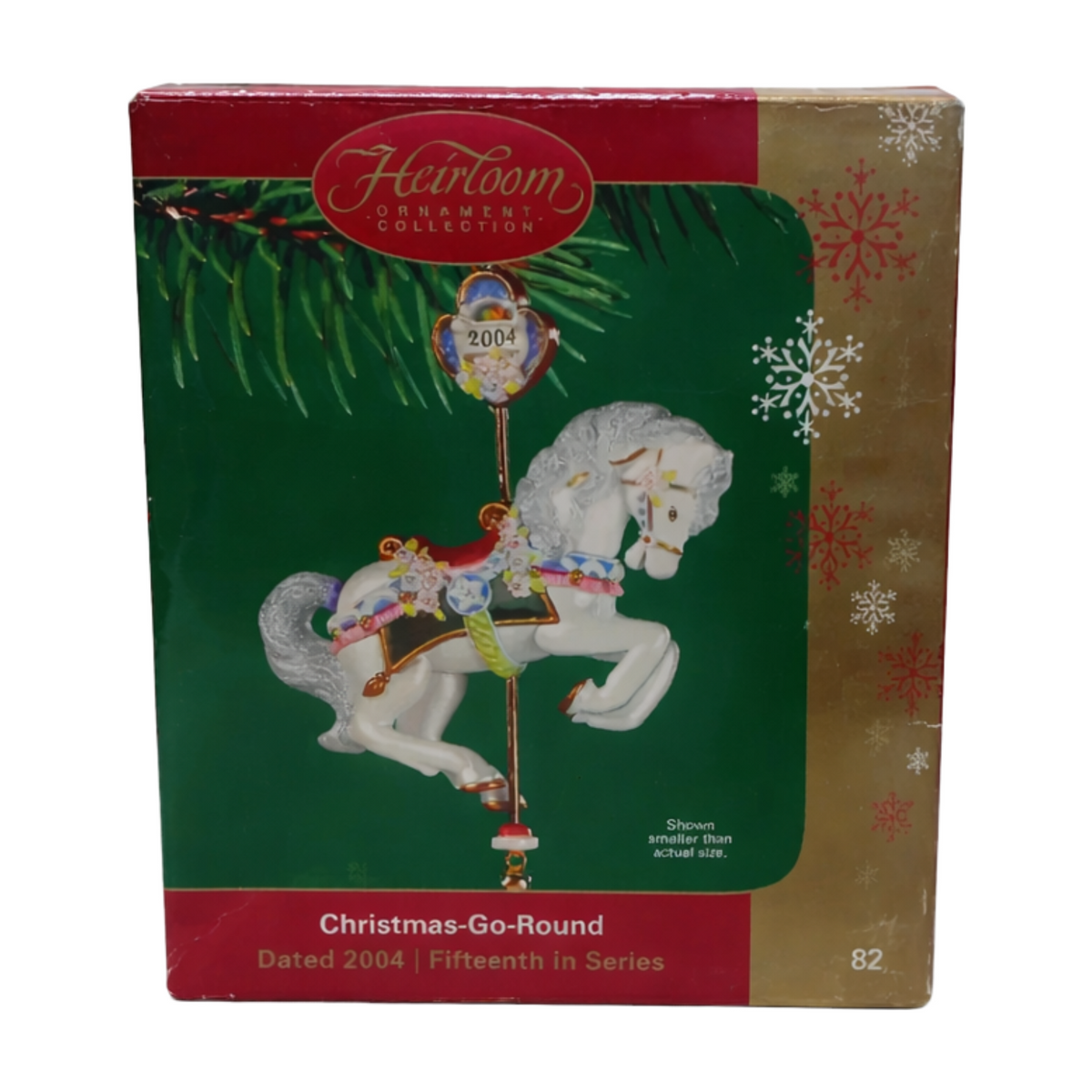 2004 Christmas-Go-Round (Carousel Ride) Carlton Cards Heirloom Ornament CXOR-082L Image2
