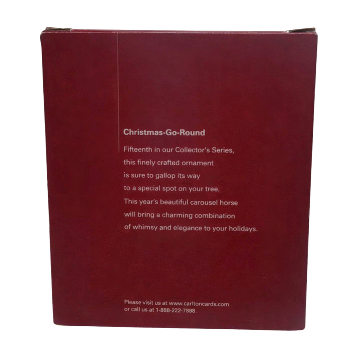 2004 Christmas-Go-Round (Carousel Ride) Carlton Cards Heirloom Ornament CXOR-082L Image4