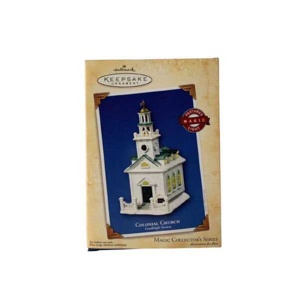 2004 Colonial Church Hallmark Ornament (Candlelight Services) QX8451