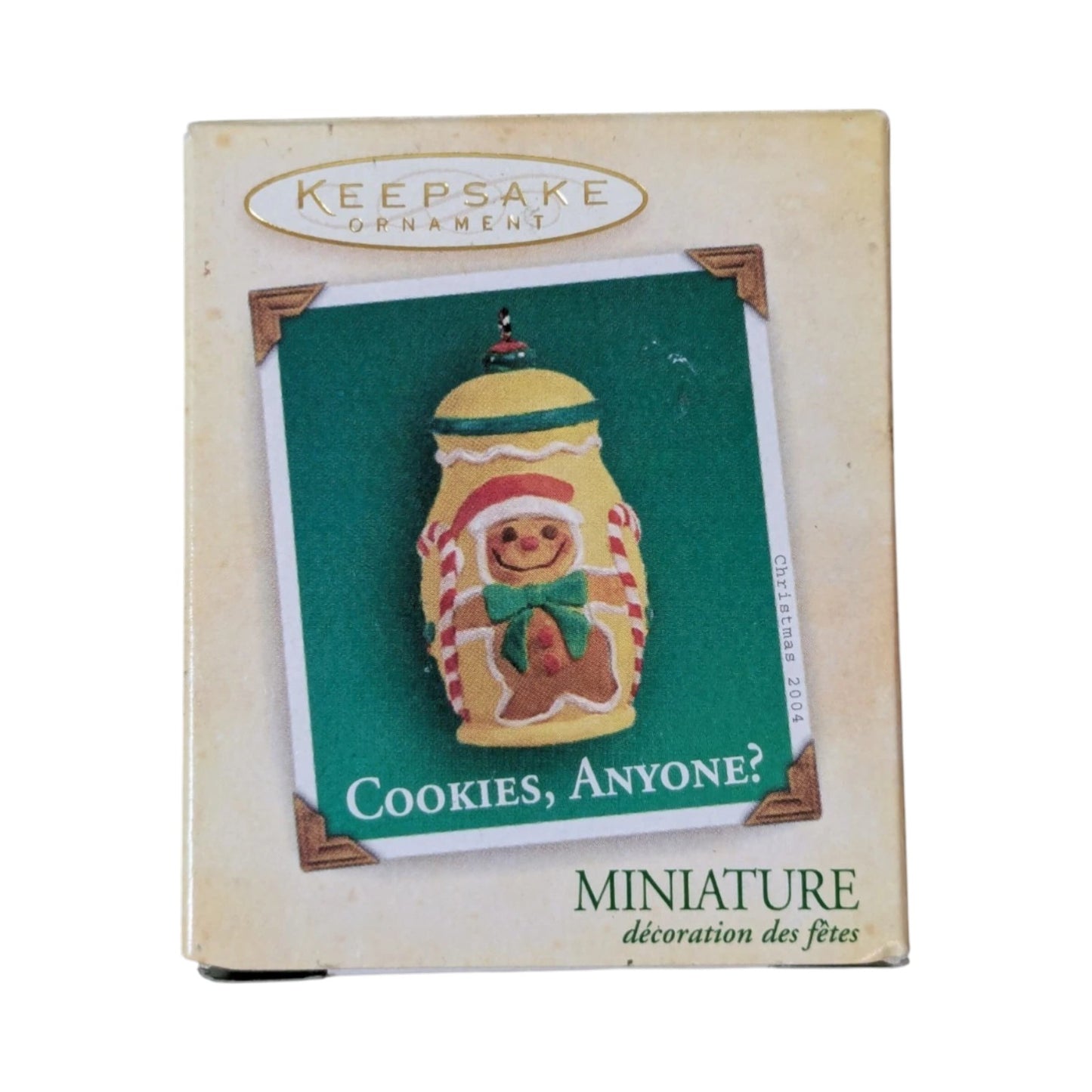 2004 Cookies, Anyone? Hallmark Ornament (Gingerbread) WD3037 Image2