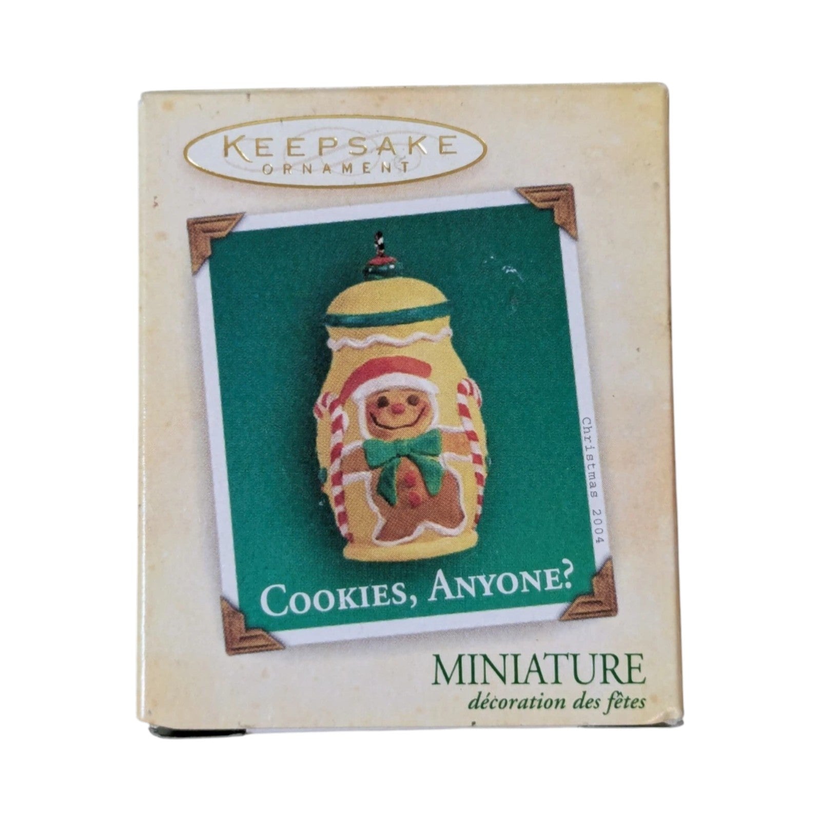 2004 Cookies, Anyone? Hallmark Ornament (Gingerbread) WD3037 Image2
