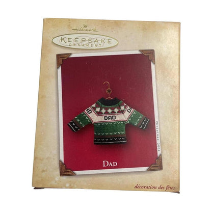 2004 Dad Hallmark Ornament (Family) QXG5551 Image2