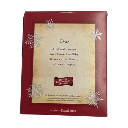 2004 Dad Hallmark Ornament (Family) QXG5551 Image5