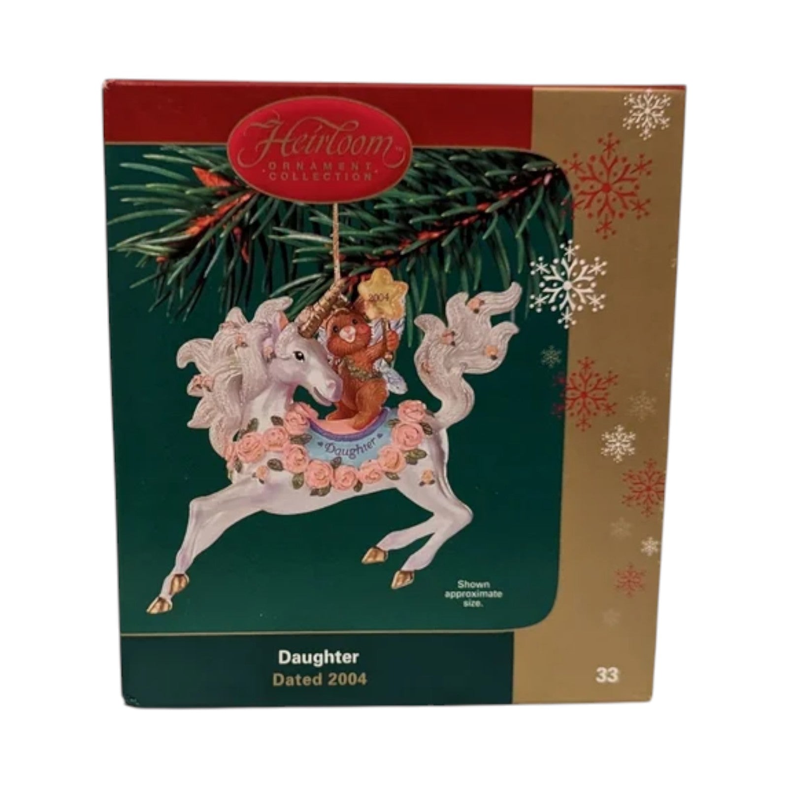 2004 Daughter Carlton Cards Ornaments (Unicorn) CXOR-033L Image2
