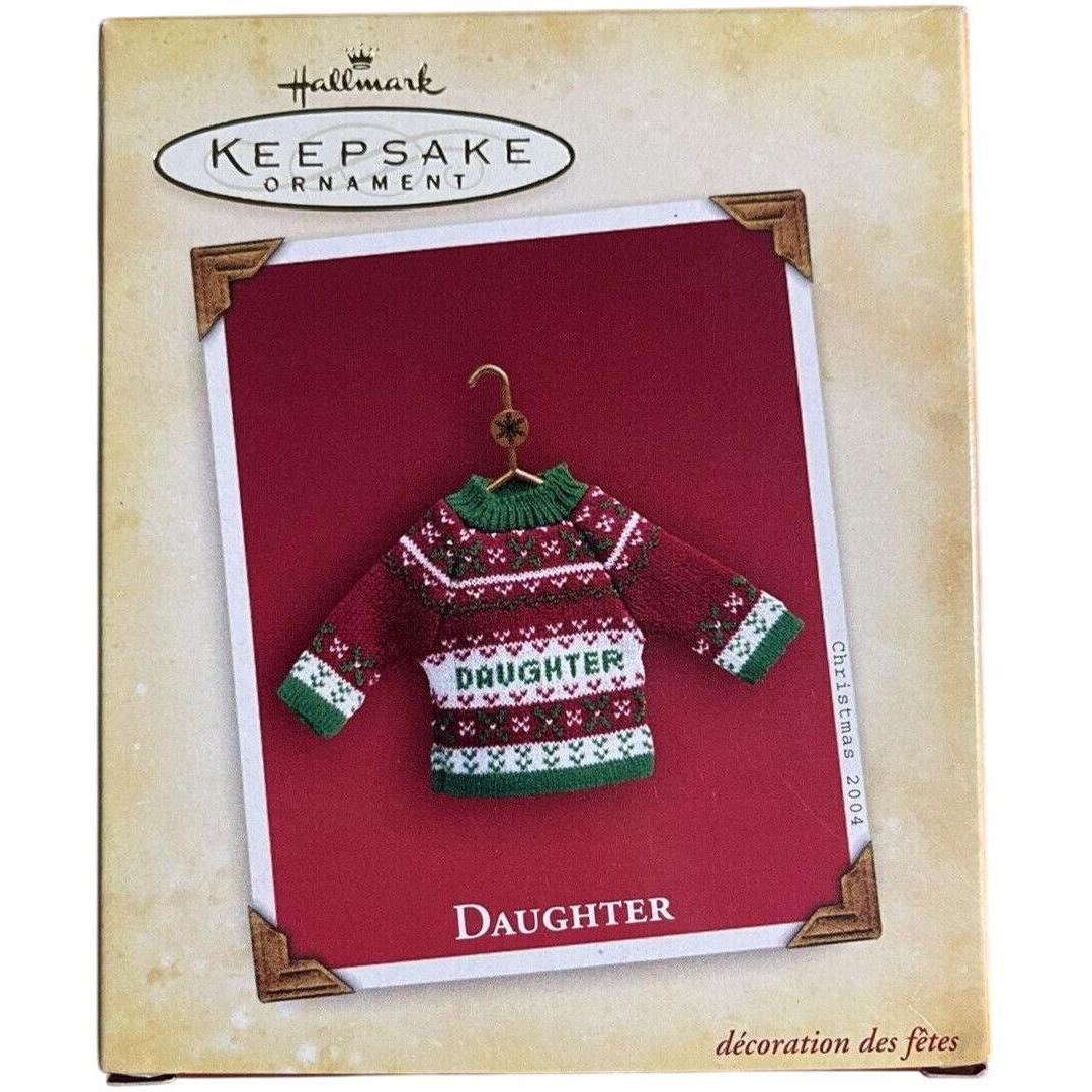 2004 Daughter Hallmark Ornament (Family) QXG5561