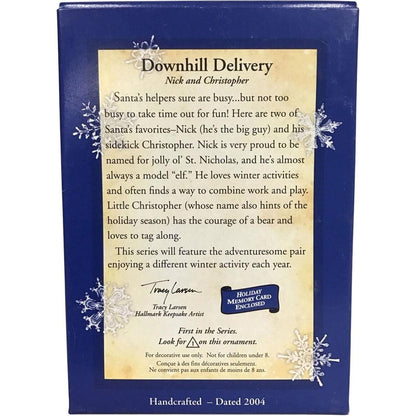 2004 Downhill Delivery Hallmark Ornament (Nick and Christopher) QX2834