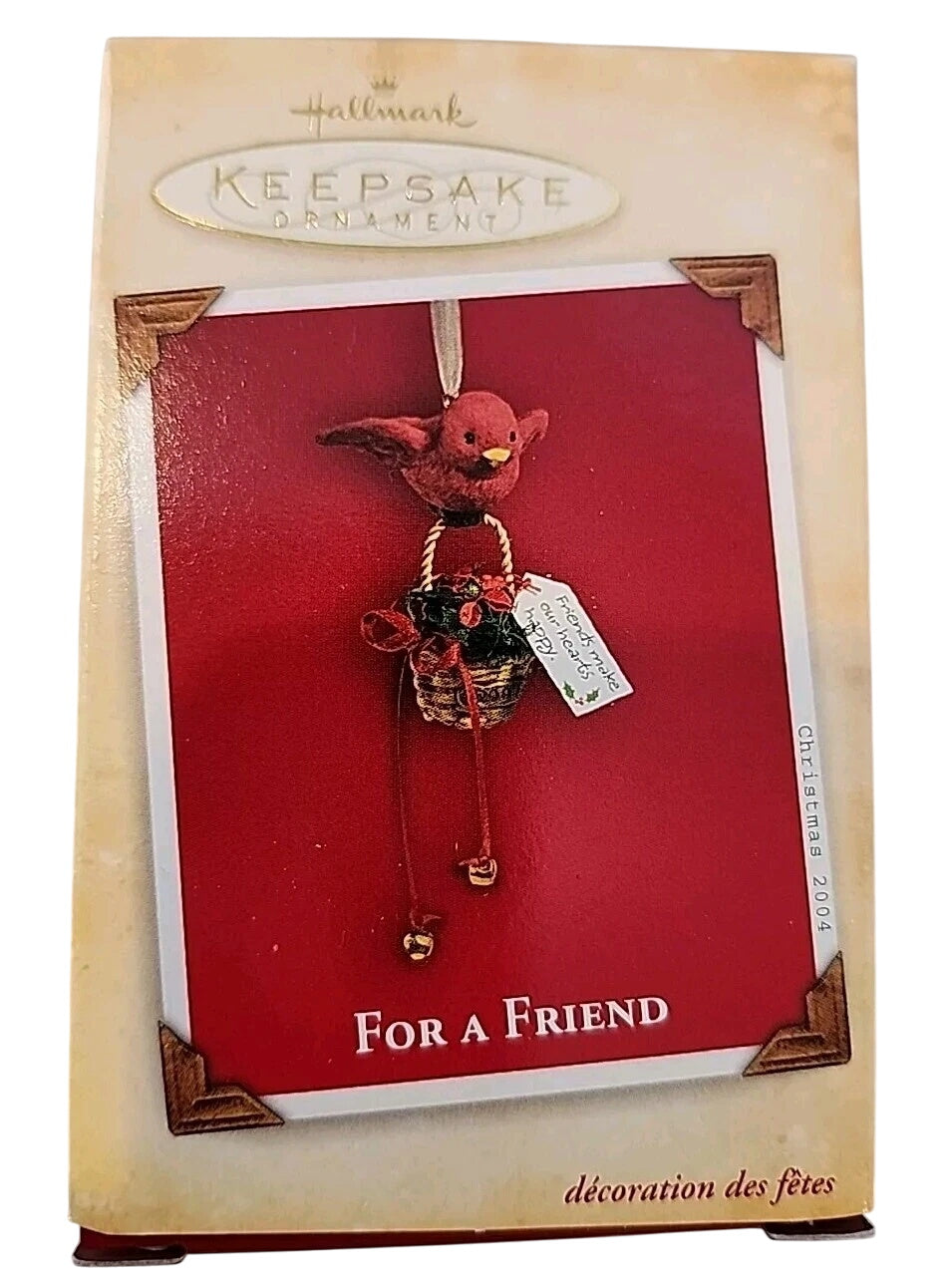 2004 For a Friend Hallmark Ornament (Bird) QXG5604