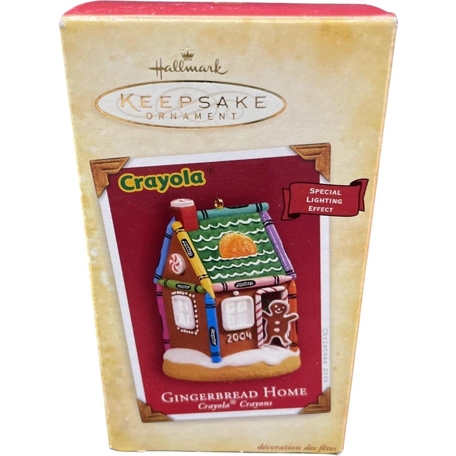 2004 Gingerbread Home Hallmark Ornament (Crayola) QXI5294