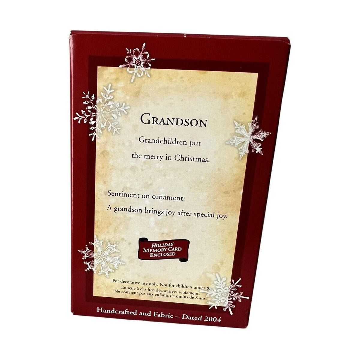 2004 GrandSon Hallmark Ornament (GrandSon) QXG5564 Image5