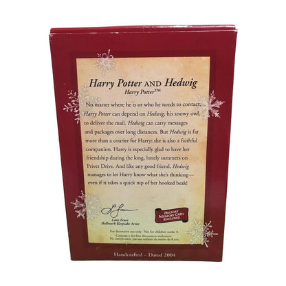 2004 Harry Potter and Hedwig Hallmark Ornament (Harry Potter) QXI4044 Image6