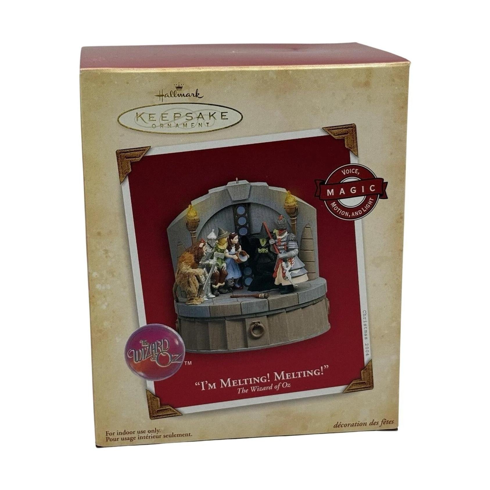 2004 I'm Melting! Melting! Hallmark Ornament (The Wizard of Oz) QXI4024 Image2