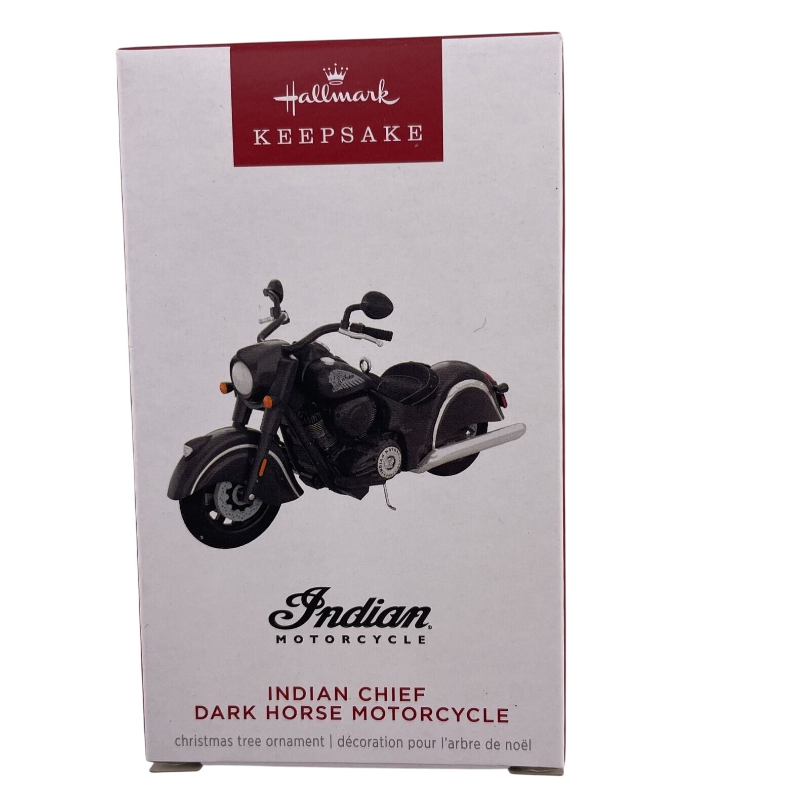 2004 Indian Chief Dark Horse Motorcycle Hallmark Ornament (Indian Motorcycle) QXI7001