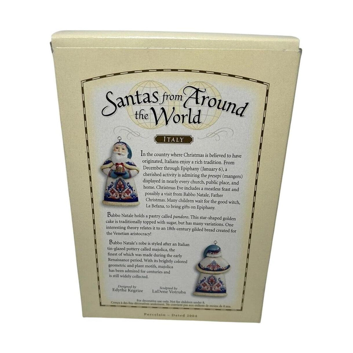 2004 Italy Hallmark Ornament (Santa's from Around the World) QP1724 Image7