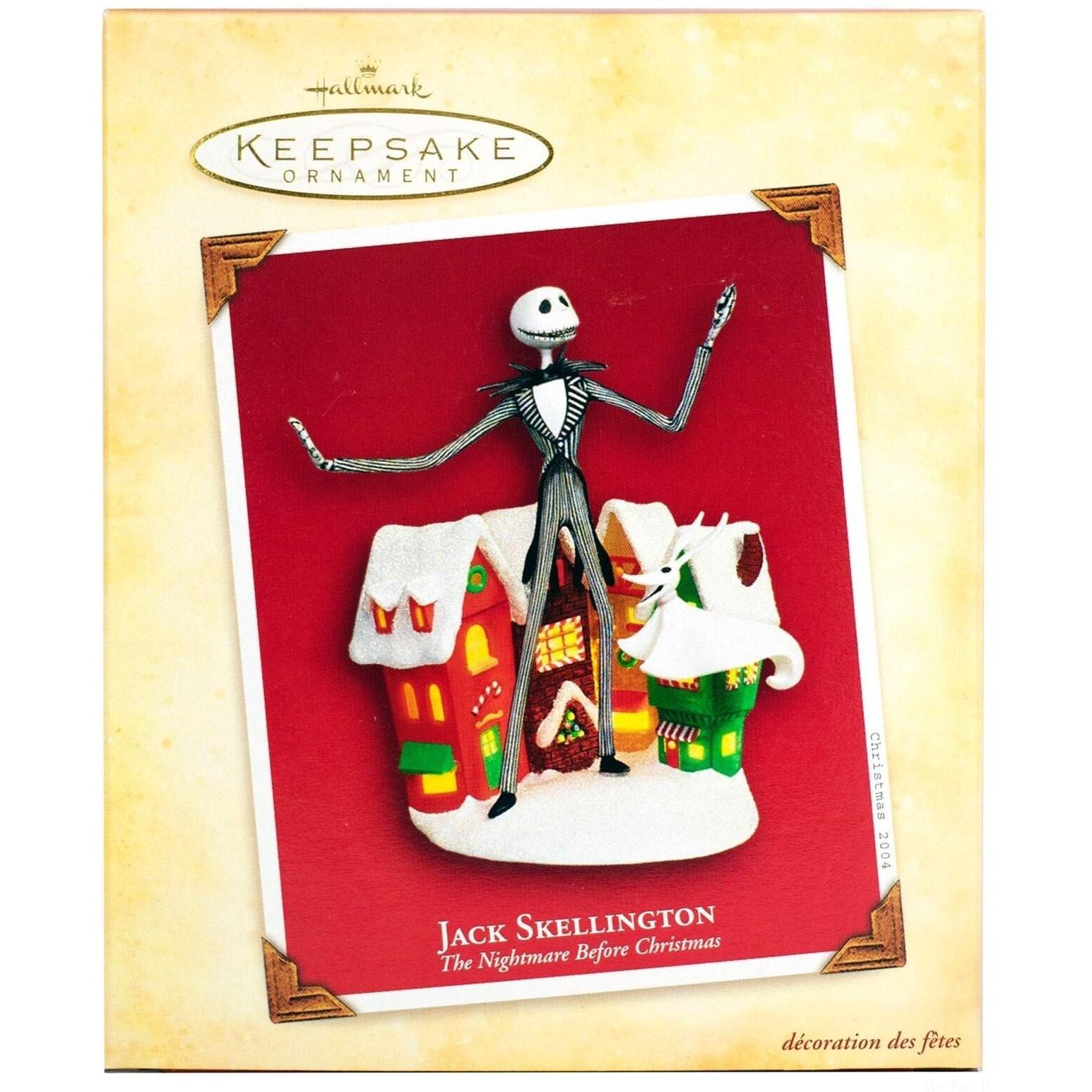 2004 Jack Skellington Hallmark Ornament (Tim Burton's The Nightmare Before Christmas) QXI8644