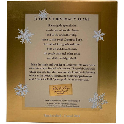 2004 Joyful Christmas Village Hallmark Ornament (Magic Village) QXC4007
