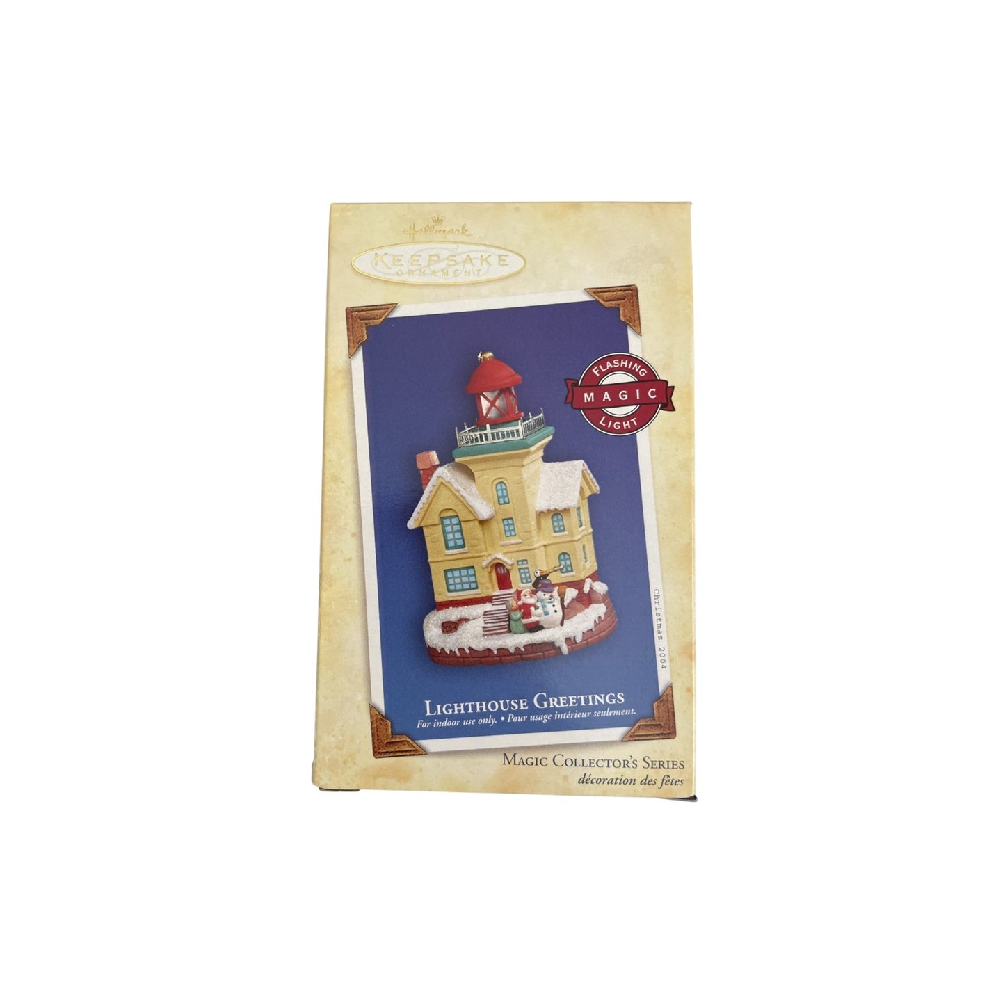 2004 Lighthouse Greetings Hallmark Ornament (Lighthouse Greetings) QX8104 Image2