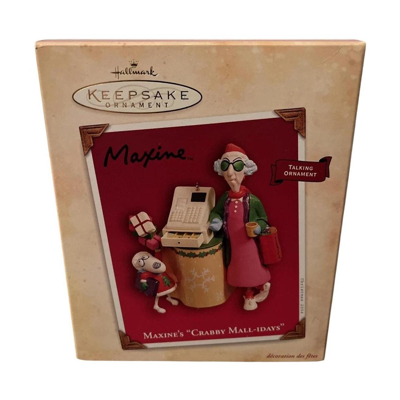 2004 Maxine's Crabby Mall-idays Hallmark Ornament (Maxine) QLX7641 Image2