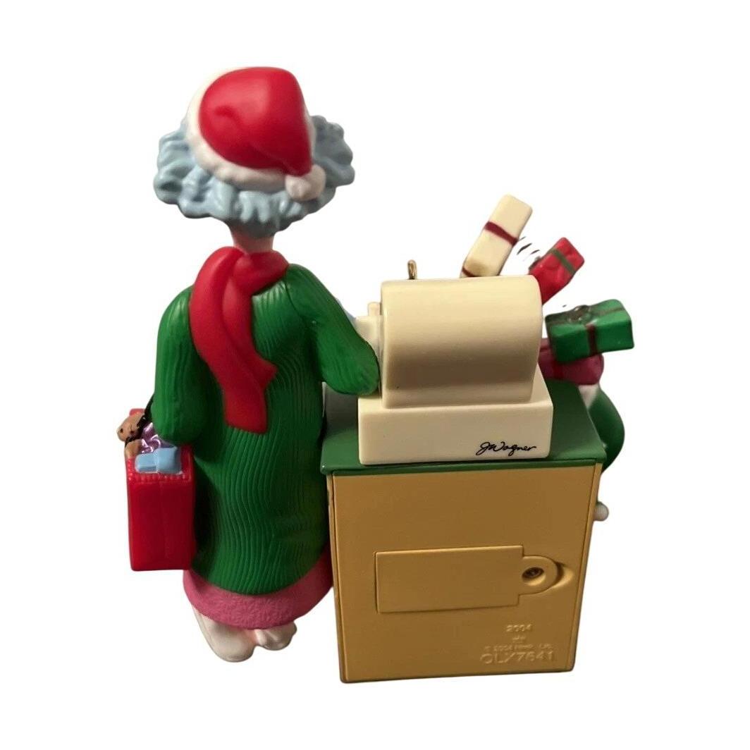 2004 Maxine's Crabby Mall-idays Hallmark Ornament (Maxine) QLX7641 Image3
