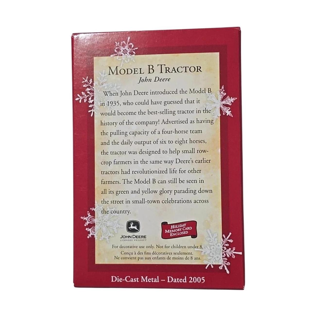 2004 Model 4010 Tractor Hallmark Ornament (John Deere) QXI5291 Image6