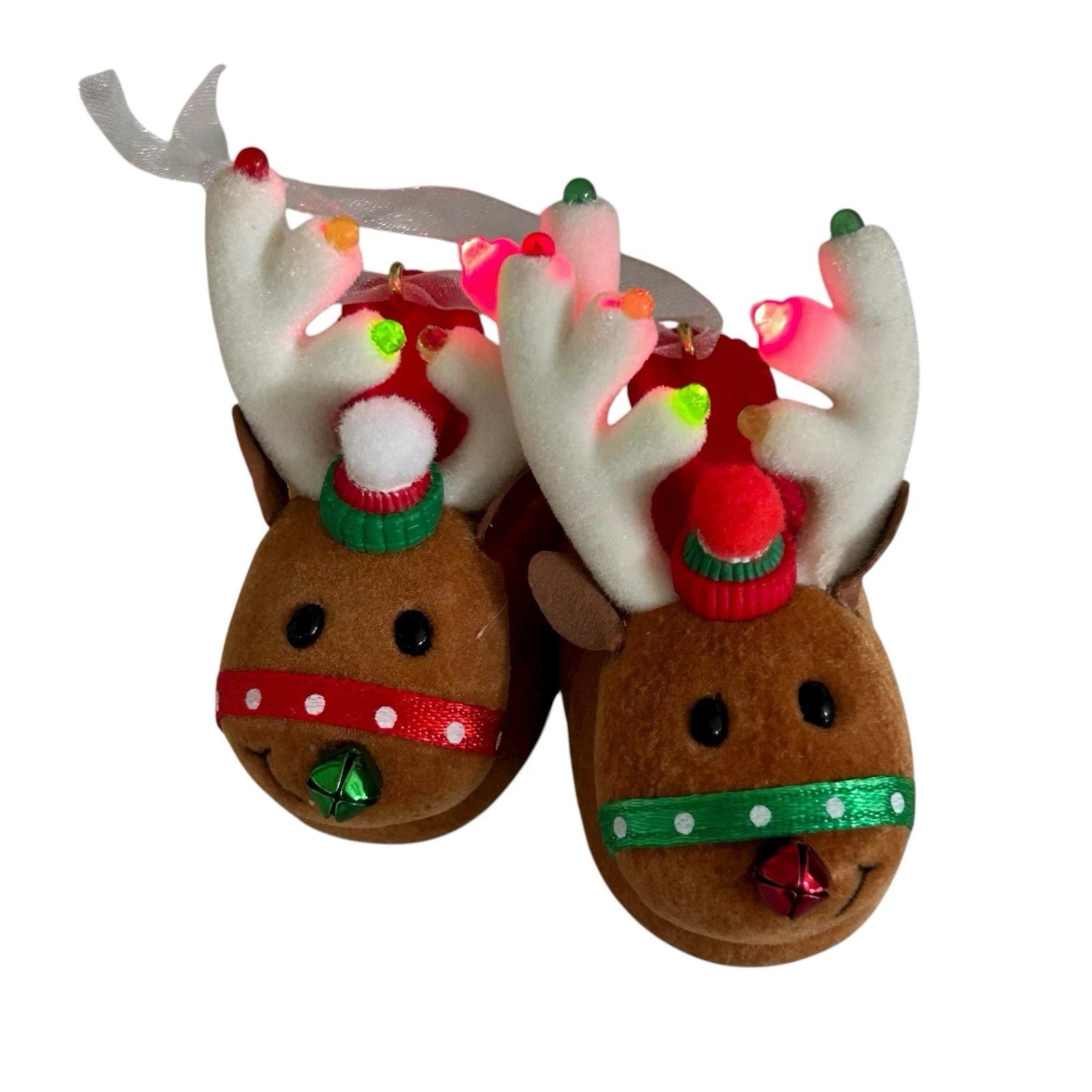 2004 Mr Christmas Slippers Hallmark Ornament (Reindeer) QLX7554 Image1