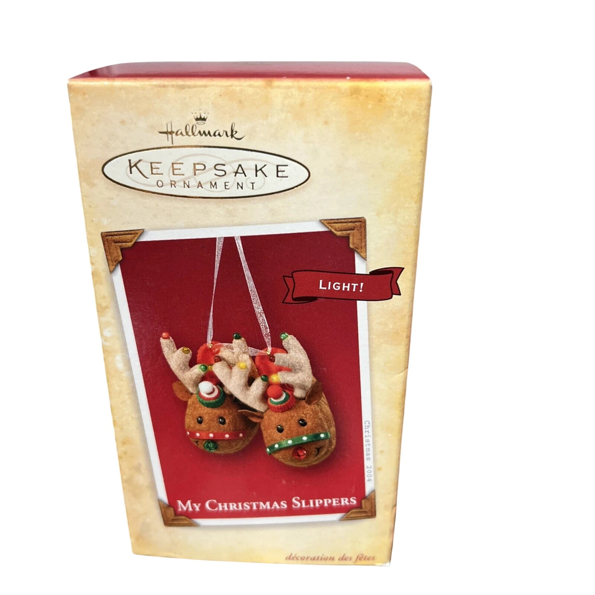 2004 Mr Christmas Slippers Hallmark Ornament (Reindeer) QLX7554 Image2