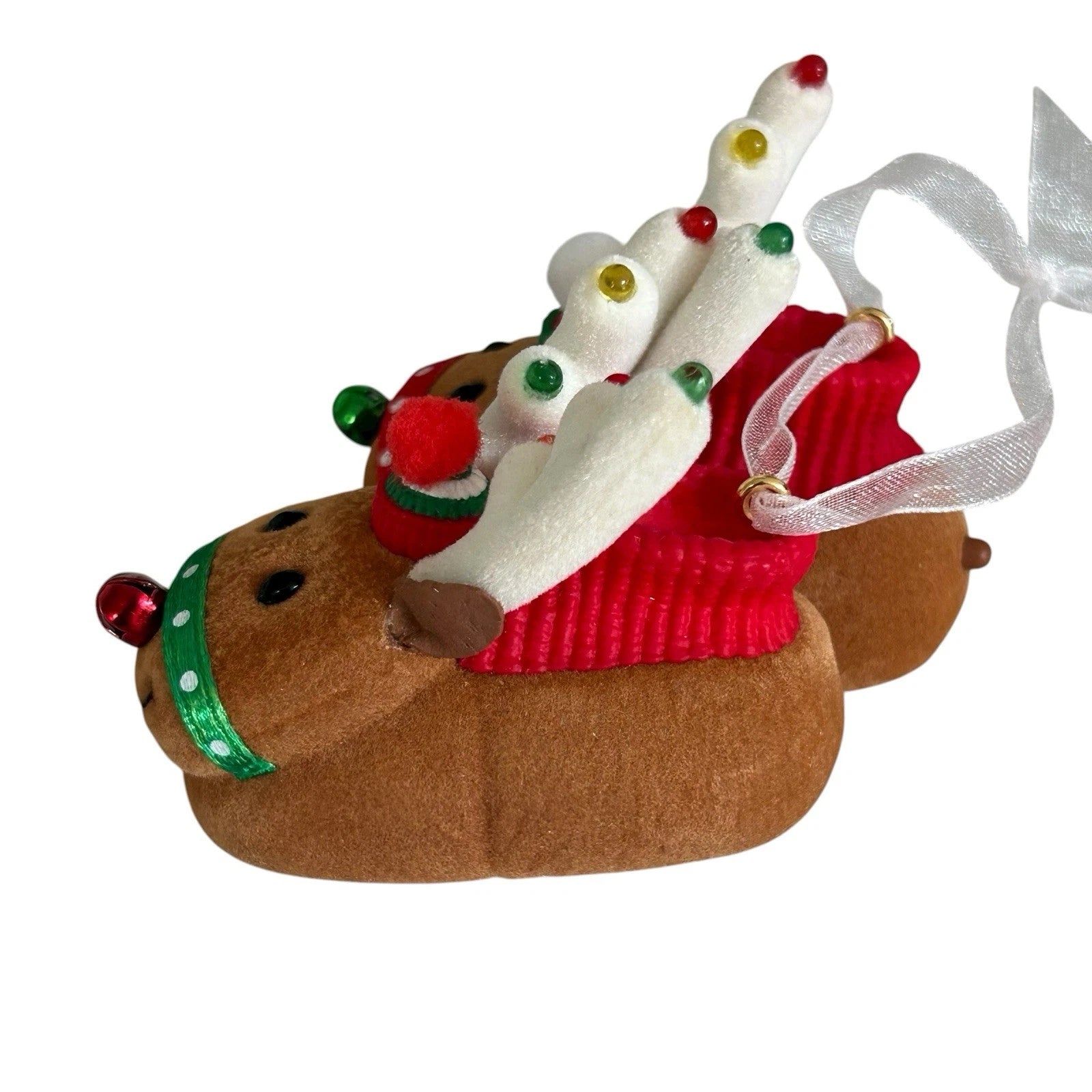 2004 Mr Christmas Slippers Hallmark Ornament (Reindeer) QLX7554 Image4