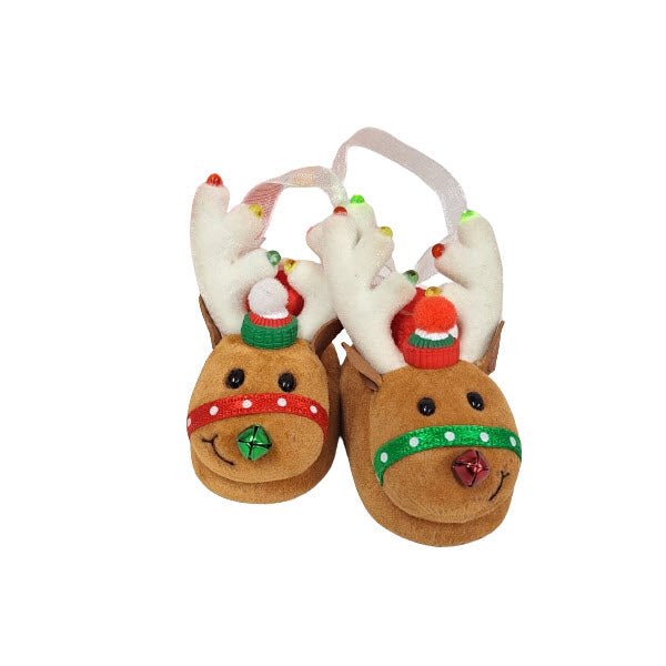 2004 Mr Christmas Slippers Hallmark Ornament (Reindeer) QLX7554