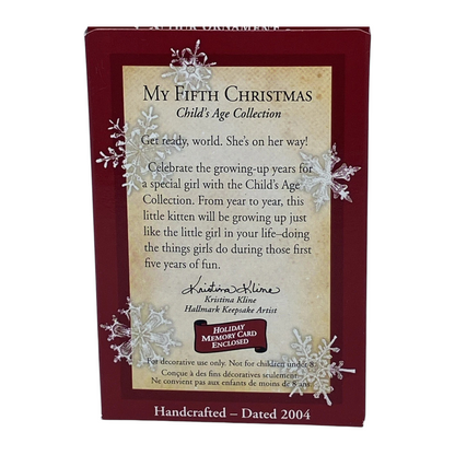2004 My Fifth Christmas (Child's Age Collection)
