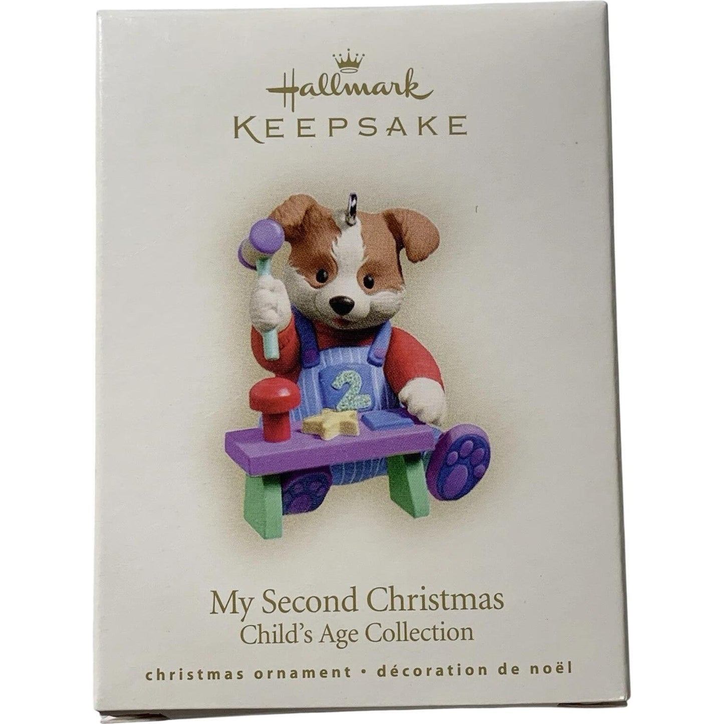 2004 My Second Christmas Hallmark Ornament (Child's Age Collection) QXG5664